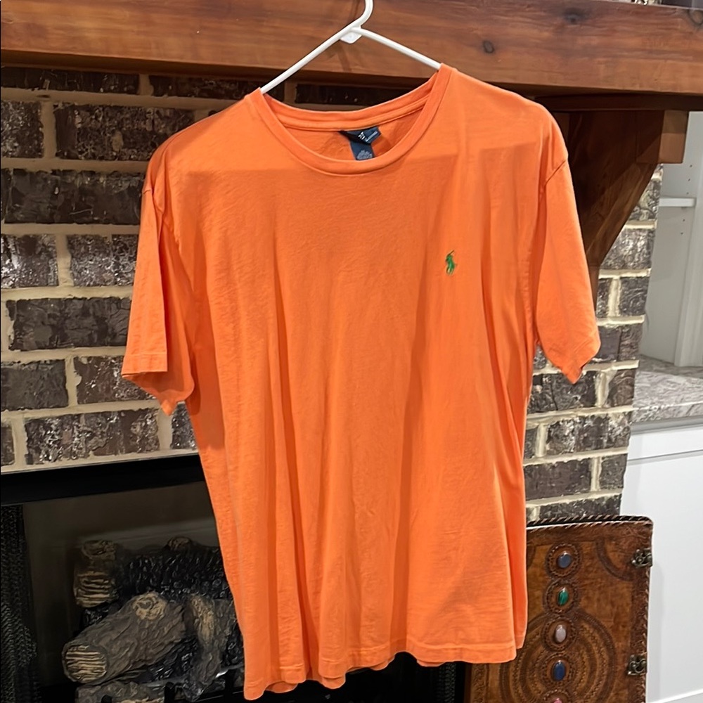 Polo by Ralph Lauren Men's Orange T-Shirt
